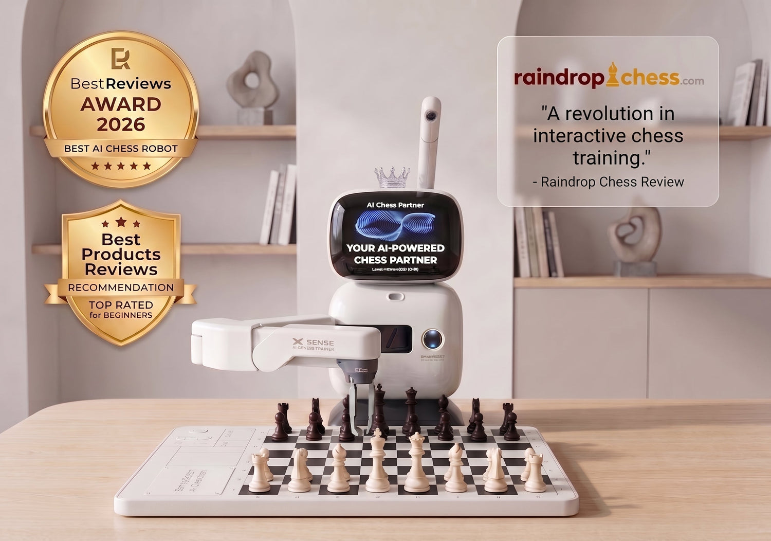 SenseRobot Recognized by Leading Chess & Product Reviewers in 2026