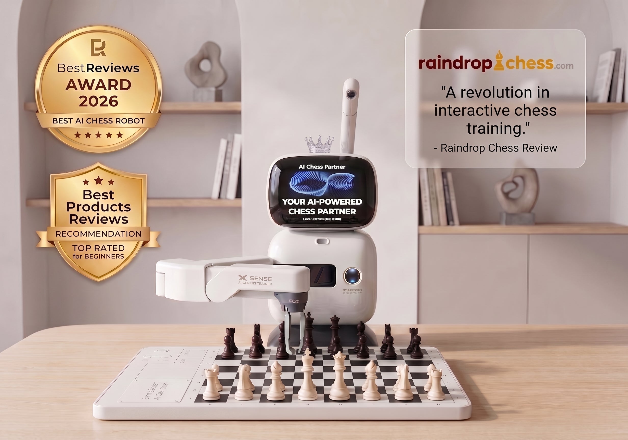 SenseRobot Recognized by Leading Chess & Product Reviewers in 2026