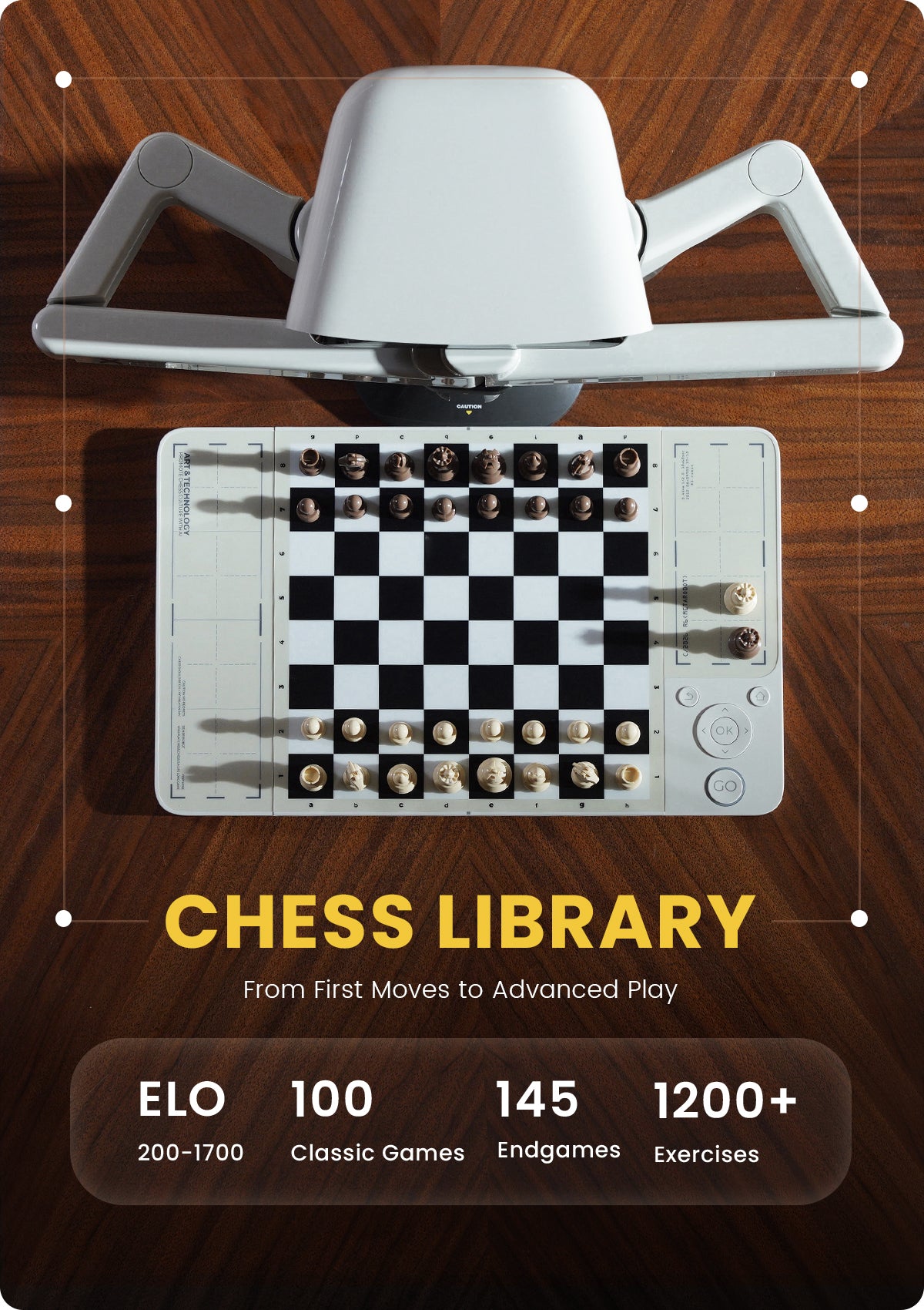 Senserobot chess mini portable chess set